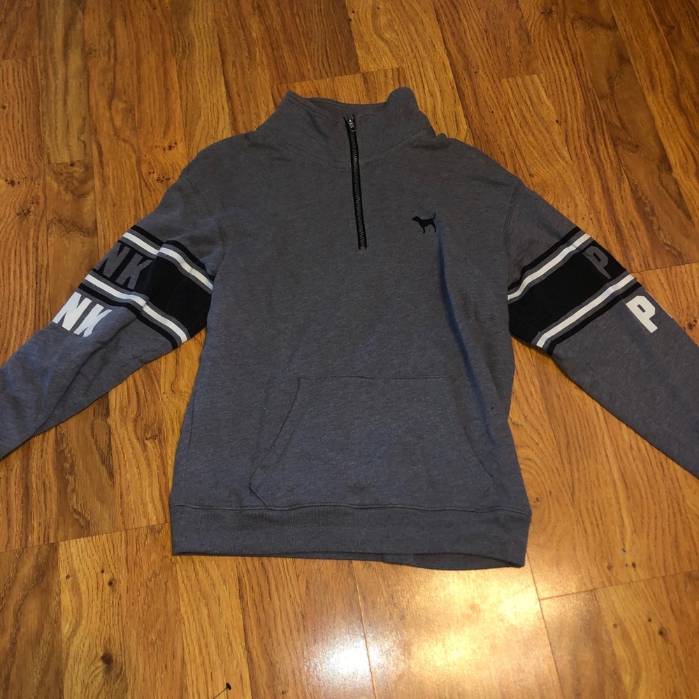 PINK Quarter-Zip Sweater